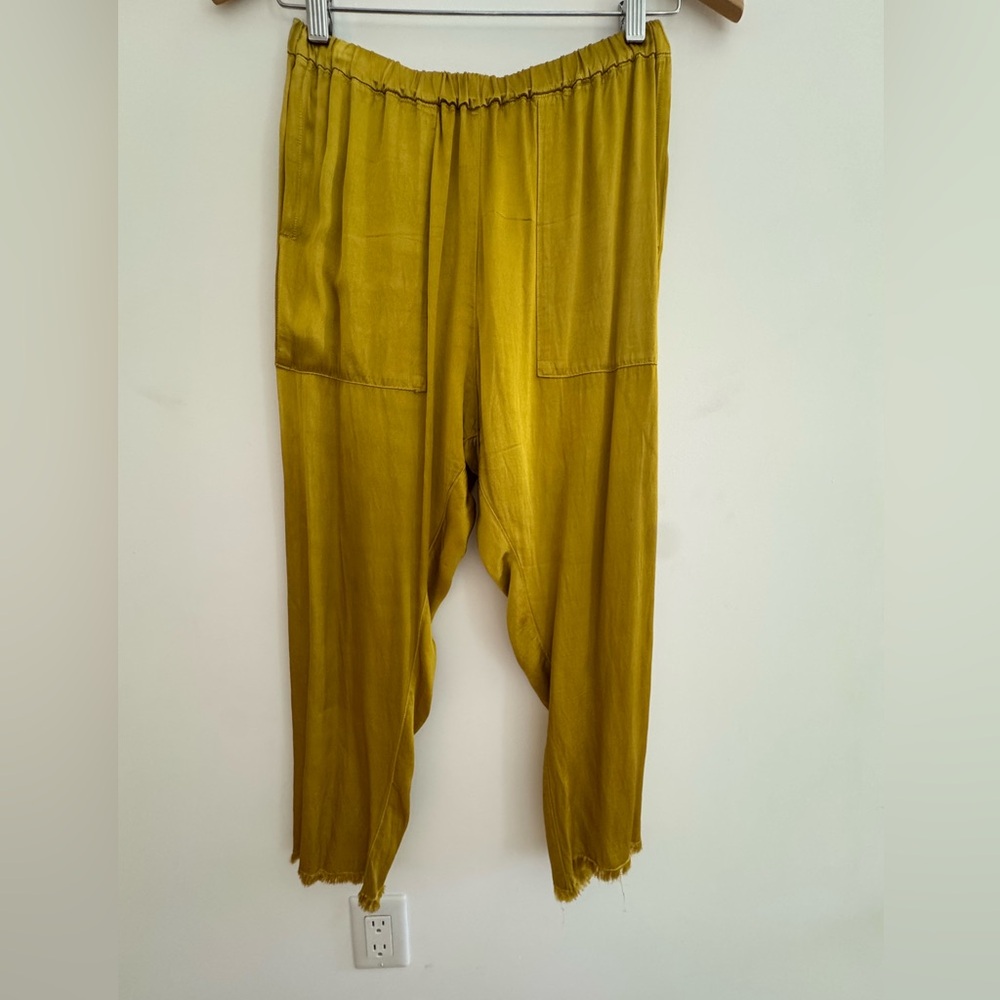 Gold Pharaoh Erika Drop Pant, Ankle Cropped, with Relaxed Fit
